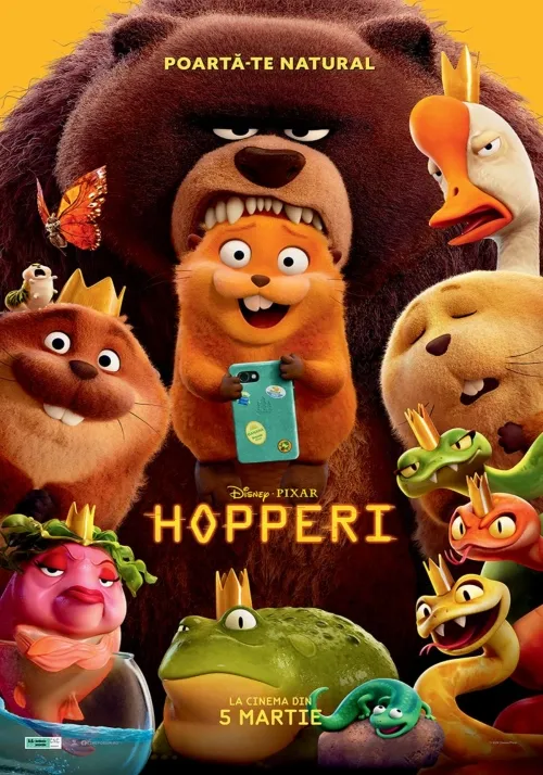 filmul Hopperi de la Cinema City Iași Afis cu filmul Hopperi de la Cinema City Iași