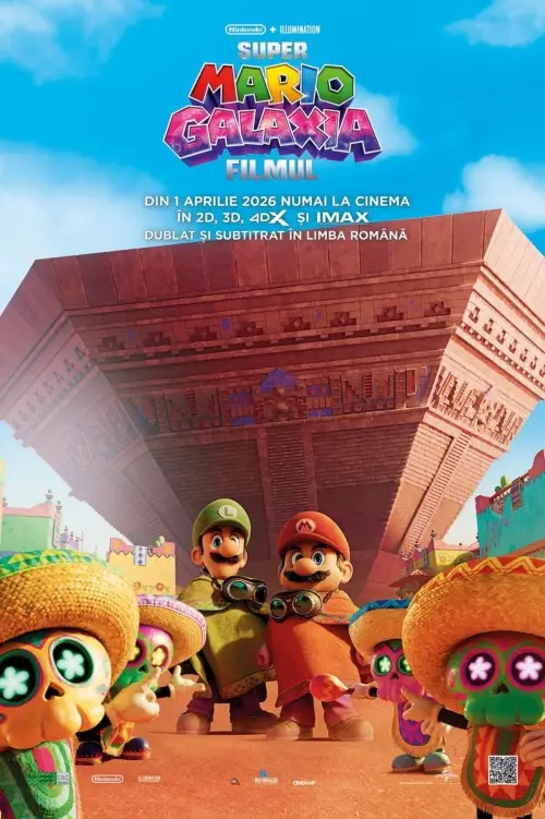 filmul Super Mario Galaxia la Cinema City Iași Afis cu Super Mario Galaxia: Filmul de la Cinema City Iași