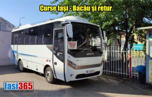 Curse Iași - Bacău și retur - orar microbuze și autobuze  